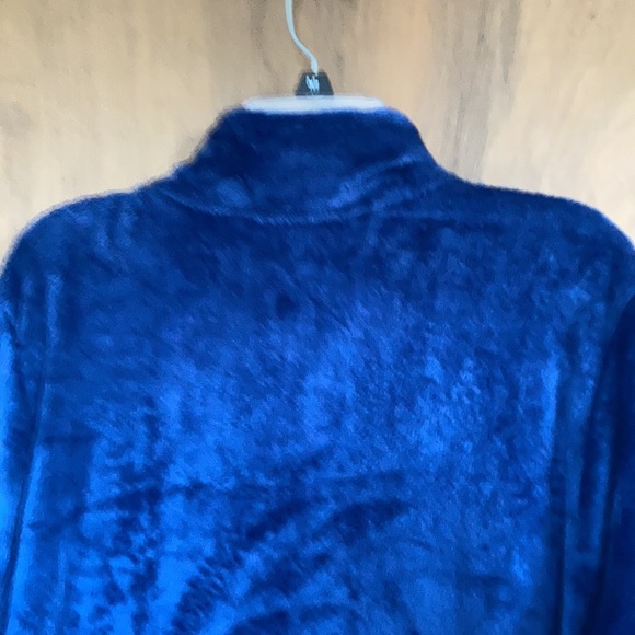 Croft & barrow minky zip front navy blue shirt jacket w pockets 2X - Picture 7 of 17